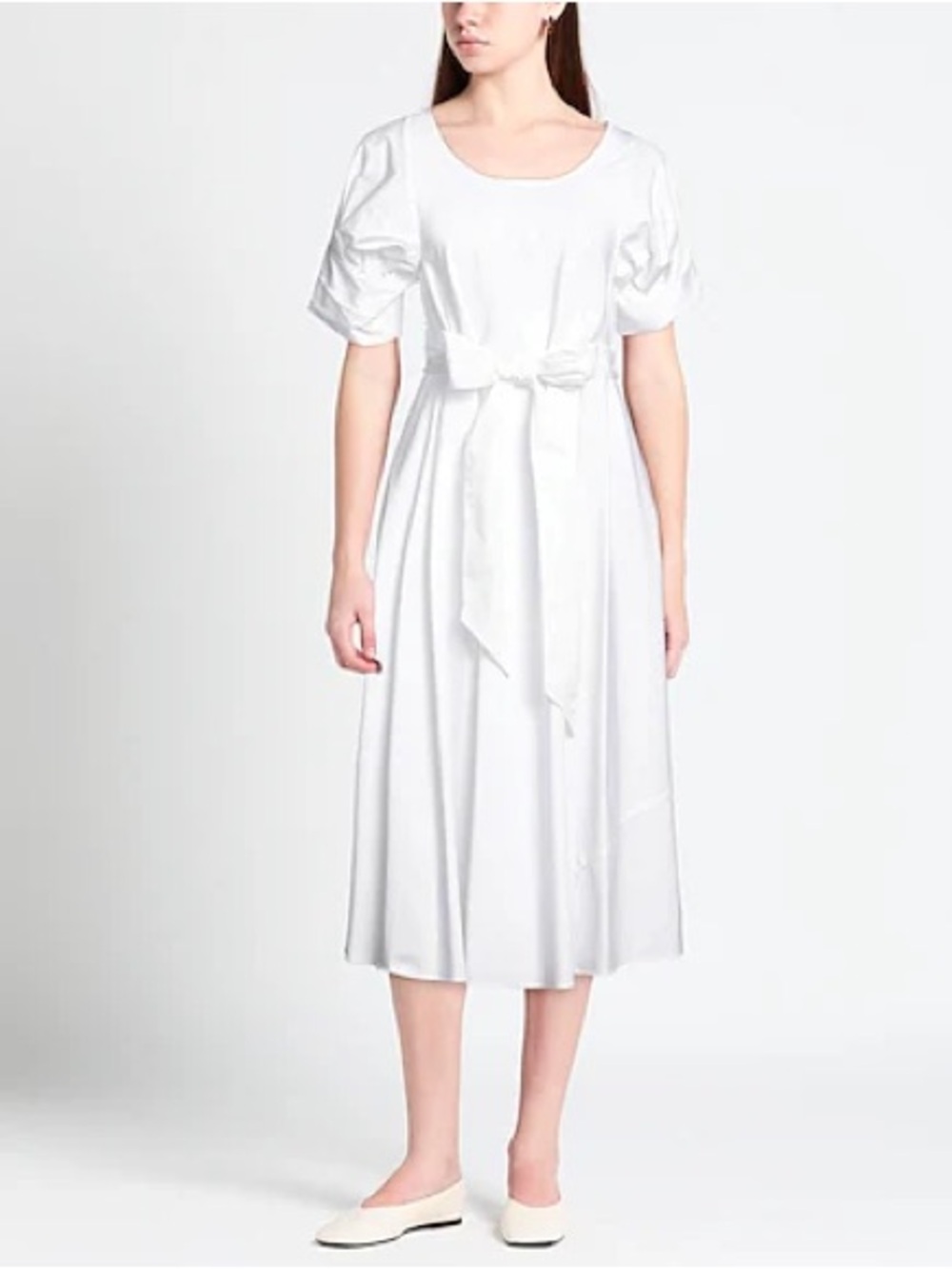 ASPESI Women’s cotton midi dress in PEACH
